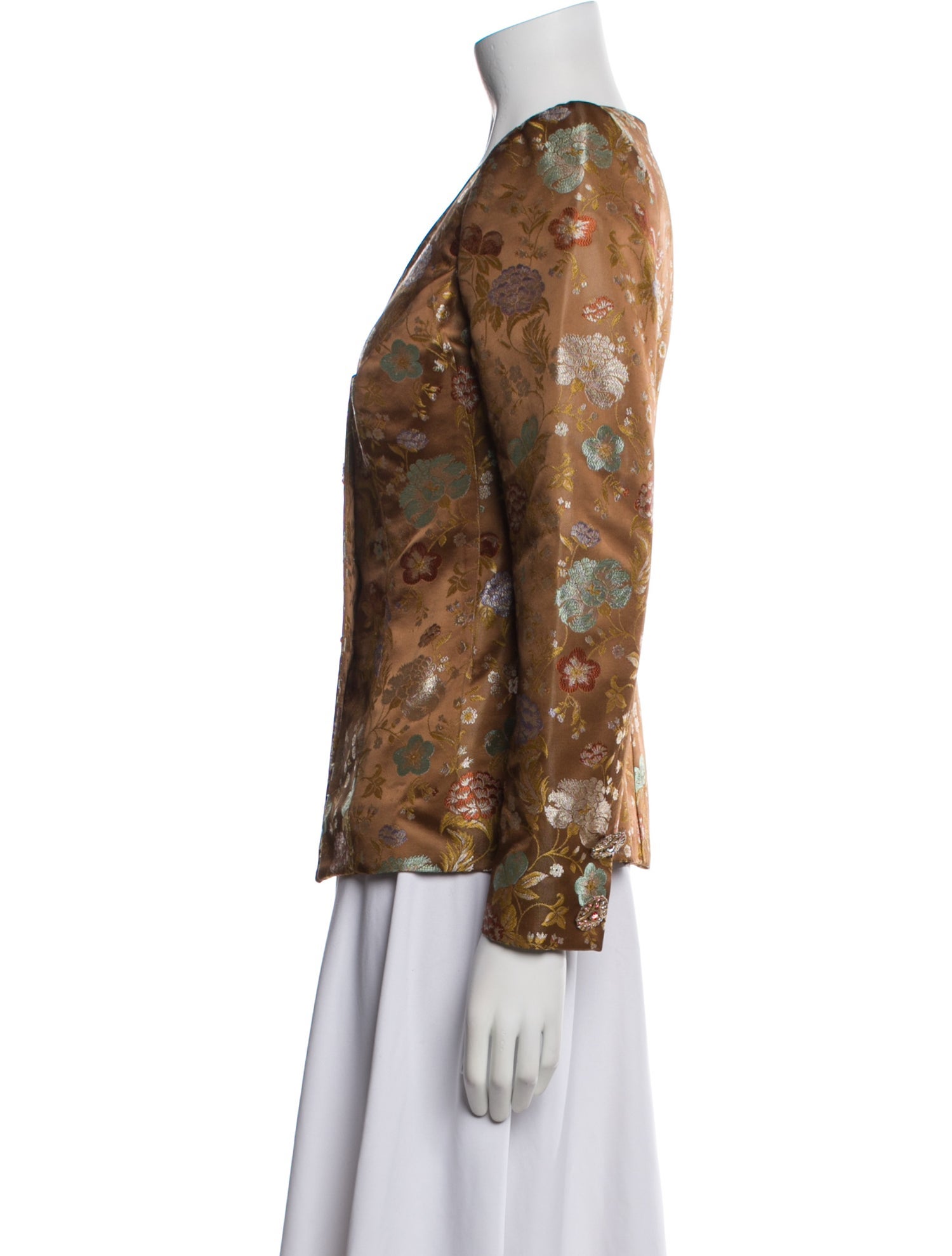 Michael Casey Silk Printed Jacket