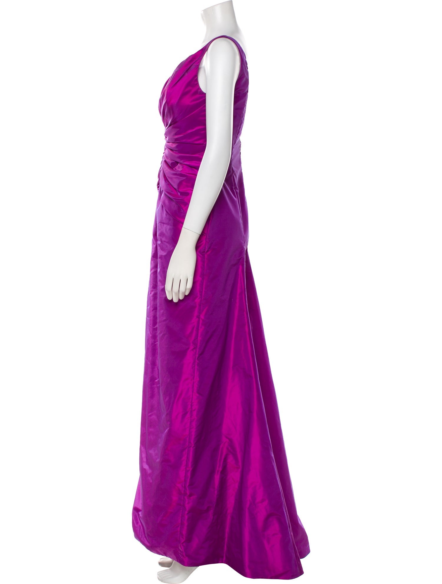 Michael Casey Silk Long Dress