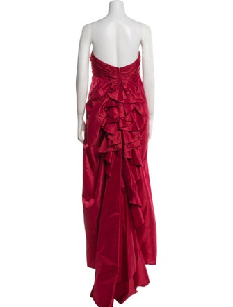 Michael Casey Silk Long Dress