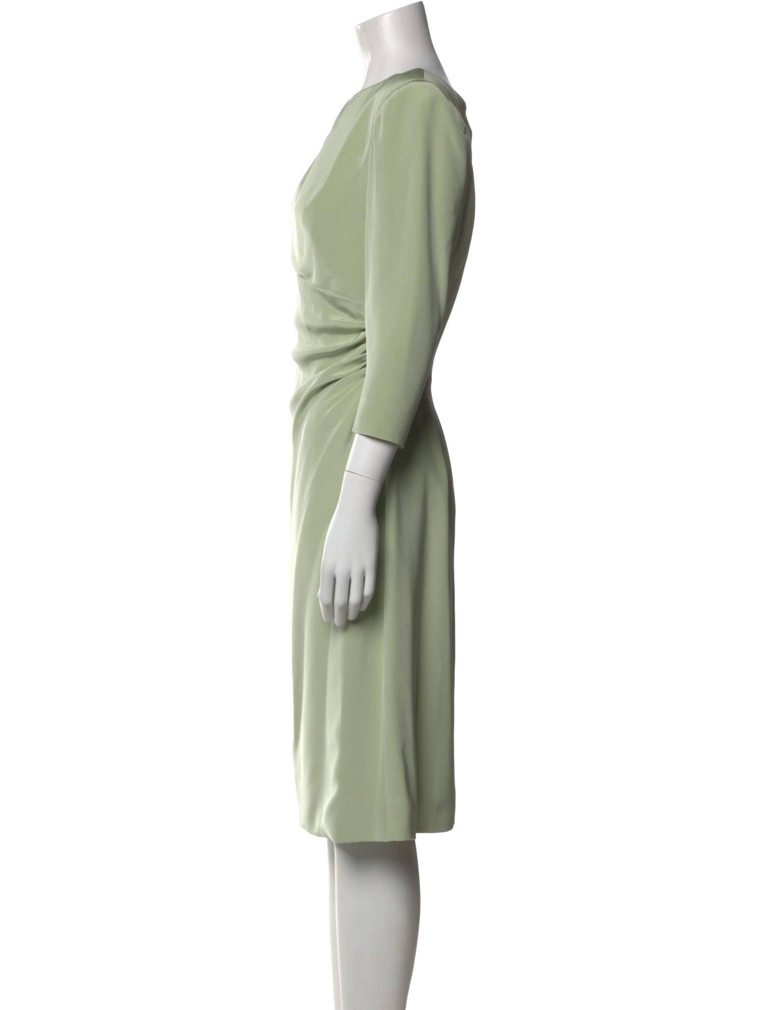 Michael Casey Silk Knee-Length Dress