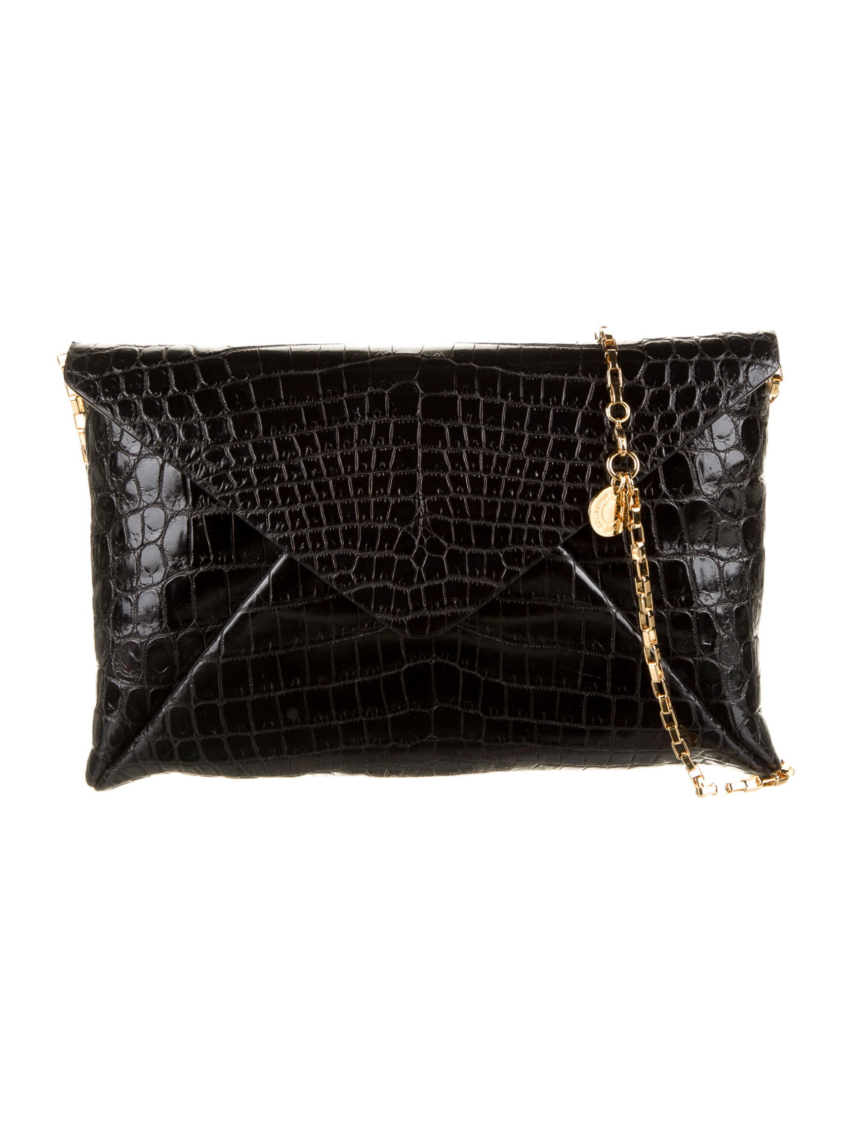 Saint Laurent Medium Embossed Kate Chain Bag Black Shoulder Bags, Handbags SNT240404 The