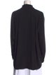 Michael Kors Collection Long Sleeve Button-Up Top