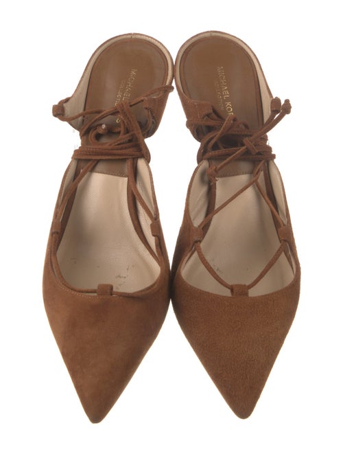 Michael Kors Collection Suede Slingback Pumps