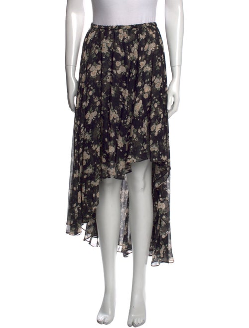 Michael Kors Collection Silk Midi Length Skirt