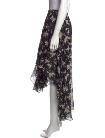 Michael Kors Collection Silk Midi Length Skirt