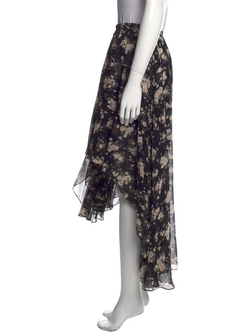 Michael Kors Collection Silk Midi Length Skirt