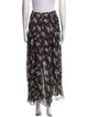 Michael Kors Collection Silk Midi Length Skirt