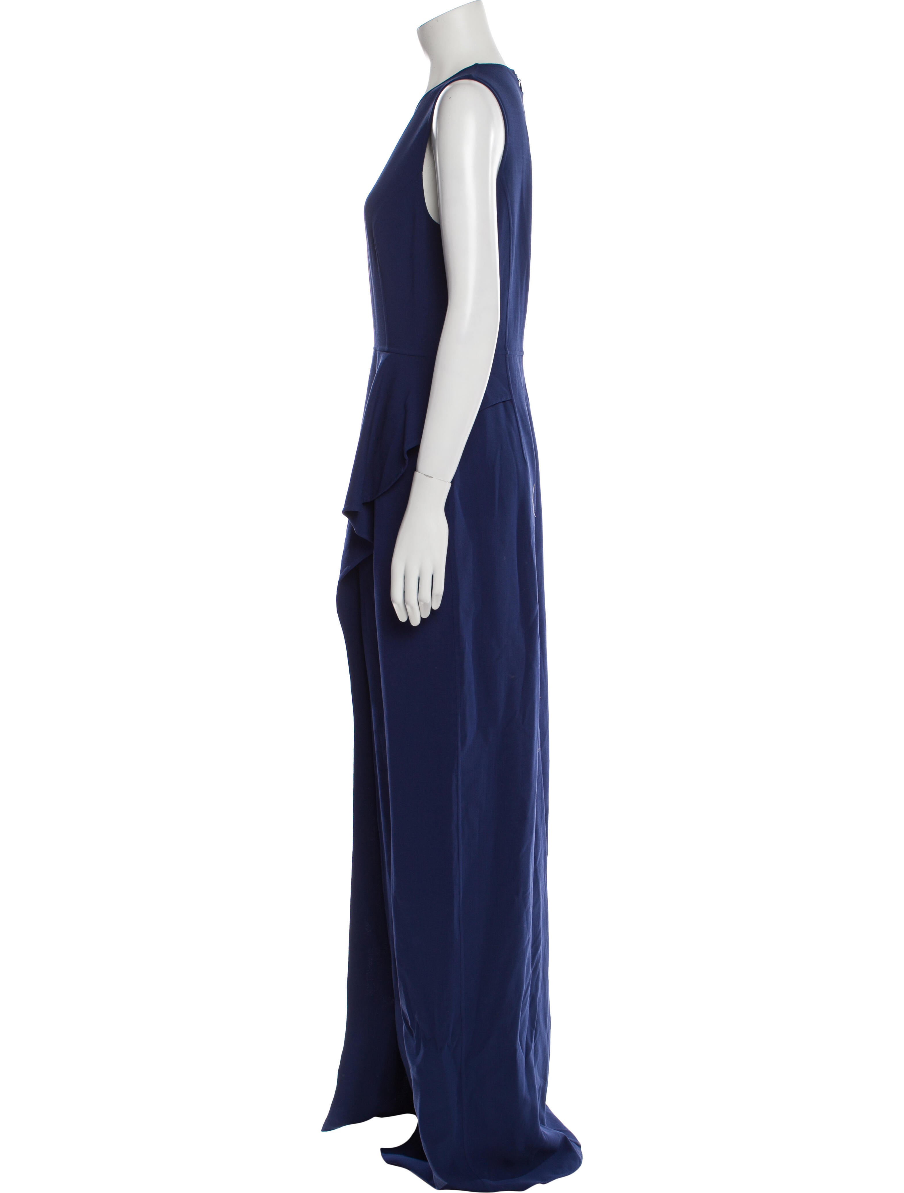 Michael Kors Collection Virgin Wool Long Dress