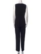 Michael Kors Collection Virgin Wool Square Neckline Jumpsuit