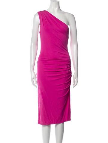 Michael Kors Dresses One-Shoulder Midi Length Dress US 6 | M