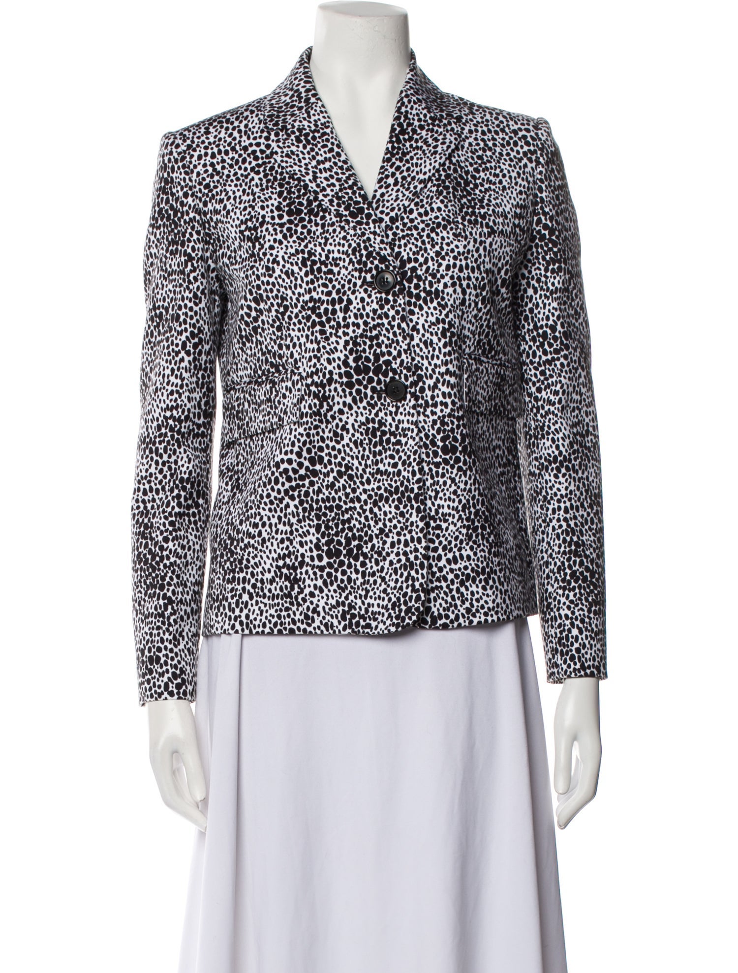 Michael Kors Collection Animal Print Blazer