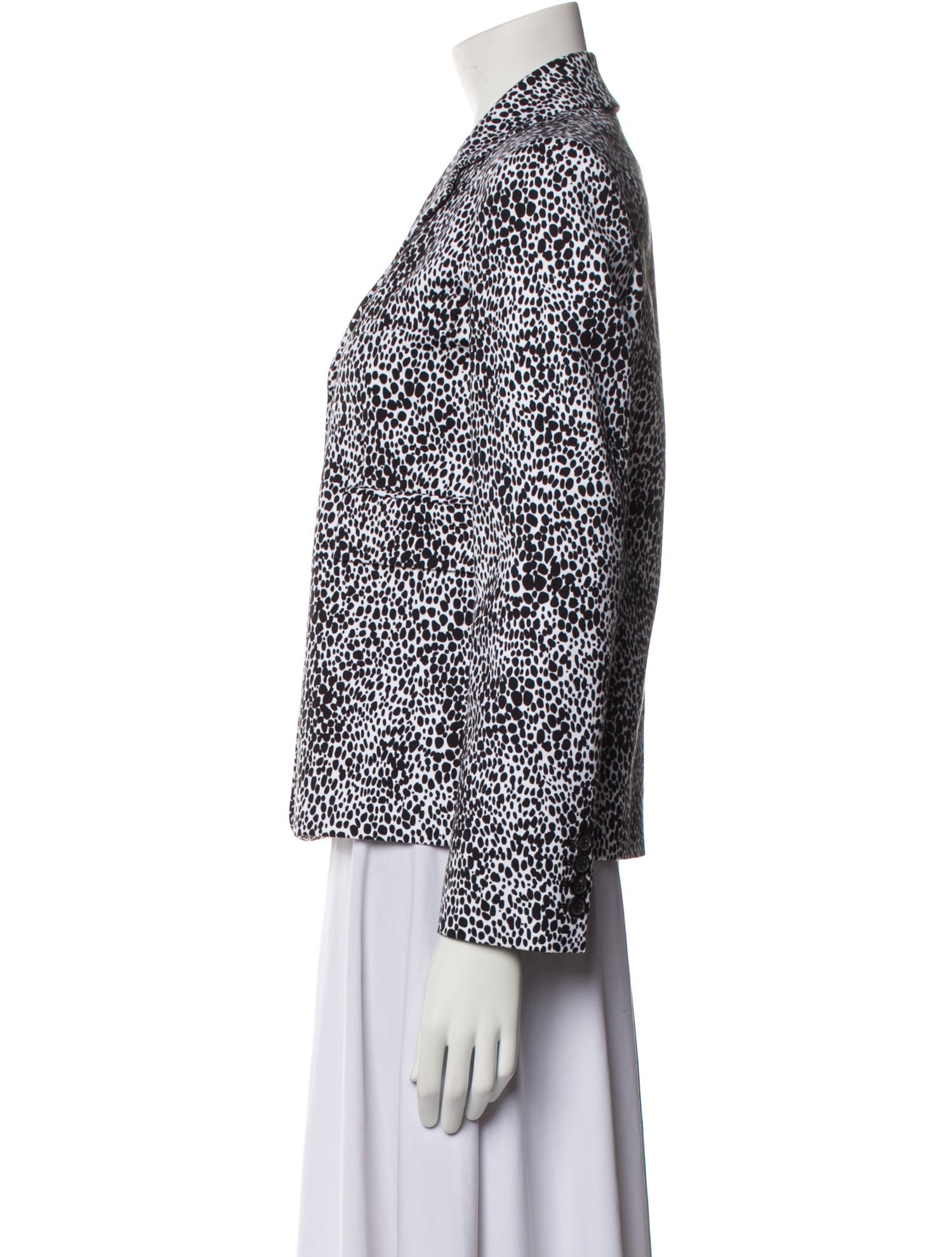 Michael Kors Collection Animal Print Blazer