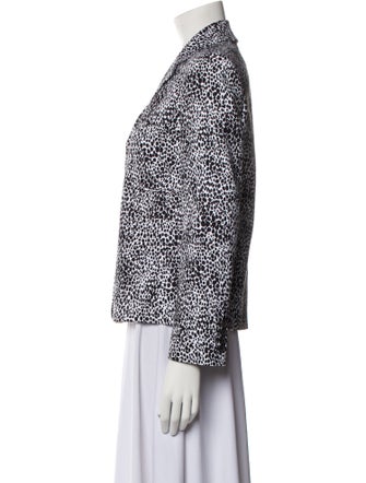 Michael Kors Collection Animal Print Blazer