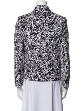 Michael Kors Collection Animal Print Blazer