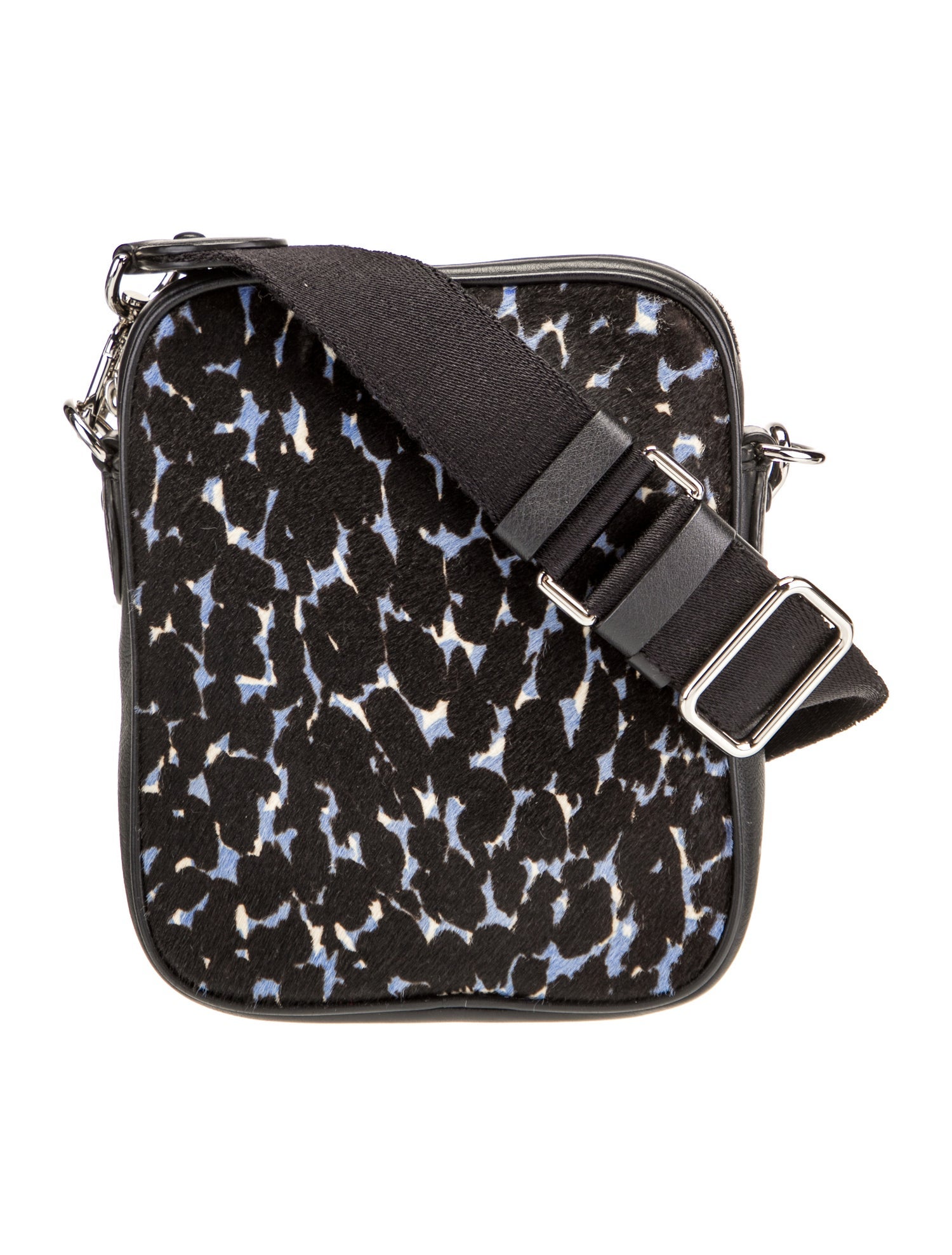 Michael Kors Collection Leather Messenger Bag Black Crossbody Bags