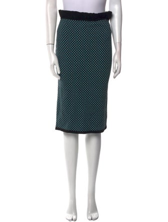 Michael Kors Collection Printed Knee-Length Skirt