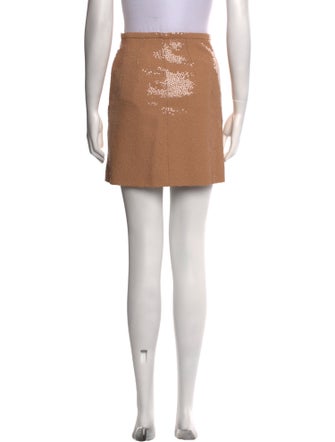 Michael Kors Collection Sequin Embellishments Mini Skirt
