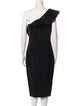 Michael Kors Collection Virgin Wool Midi Length Dress