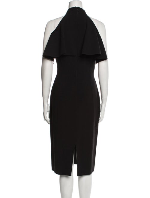 Michael Kors Collection Virgin Wool Midi Length Dress