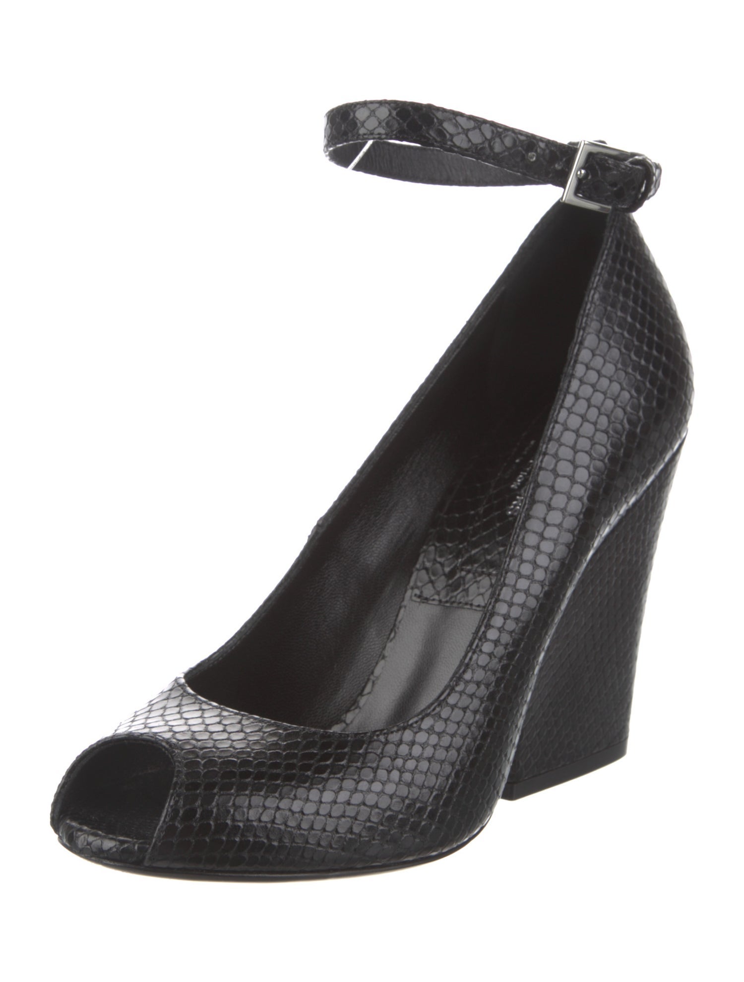 Michael Kors Collection Leather Animal Print Pumps