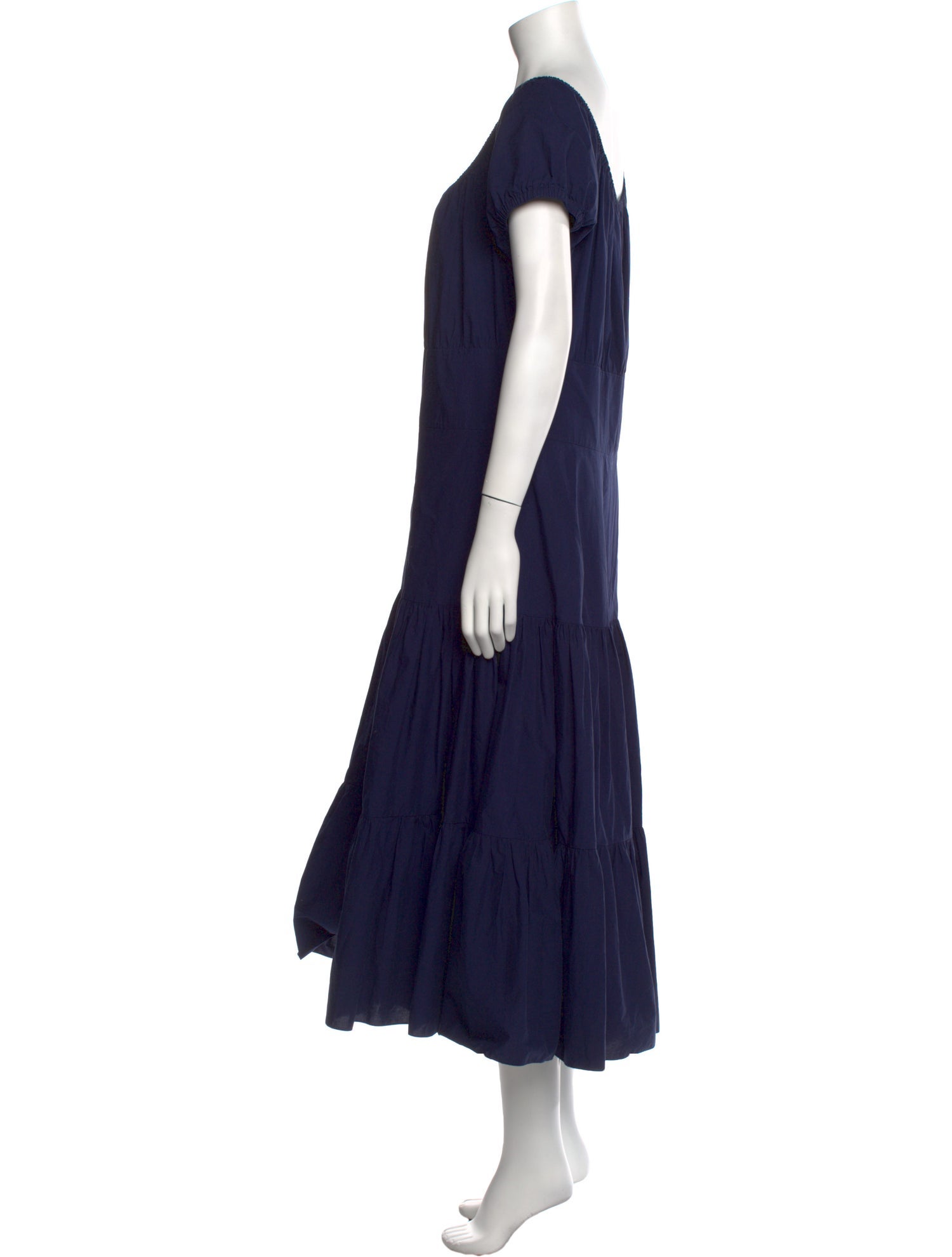 Michael Kors Collection Scoop Neck Long Dress