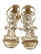 Michael Kors Collection Leather T-Strap Sandals
