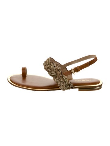 Michael Kors Collection Sandals Leather Slingback 6.5