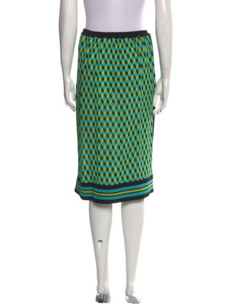 Michael Kors Collection Silk Midi Length Skirt