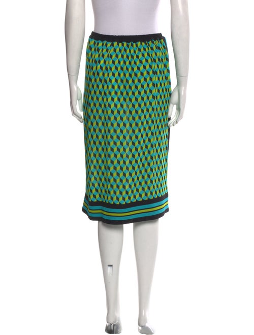 Michael Kors Collection Silk Midi Length Skirt