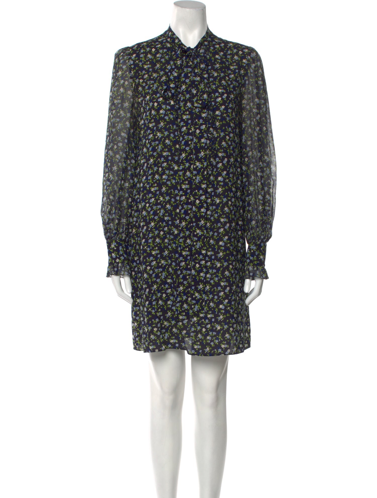 Michael Kors Collection Silk Mini Dress