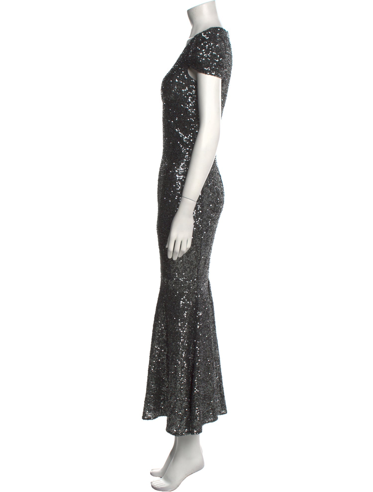 Michael Kors Collection Sequin Long Dress