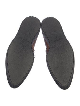 Michael Kors Collection Leather Studded Accents Oxfords