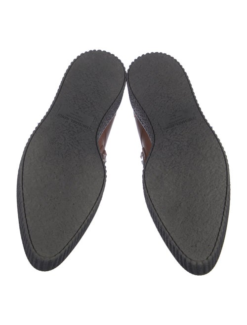 Michael Kors Collection Leather Studded Accents Oxfords