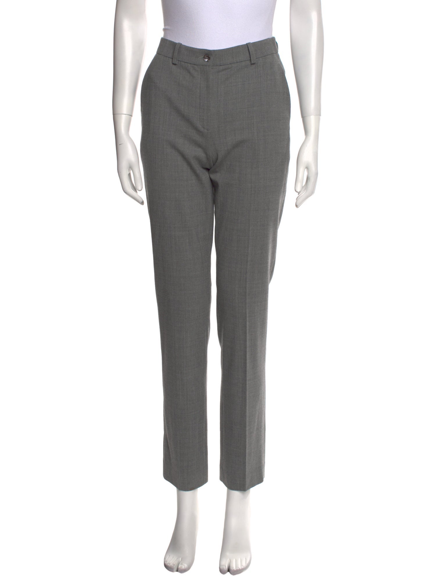 Michael Kors Collection Virgin Wool Wide Leg Pants