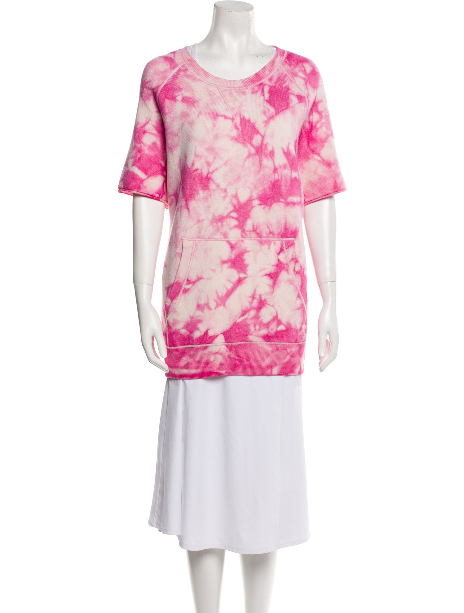 Michael Kors Collection Cashmere Floral Print Tunic