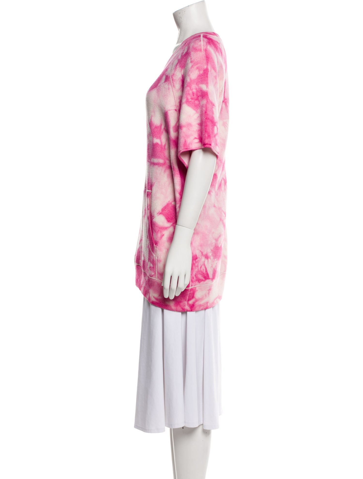 Michael Kors Collection Cashmere Floral Print Tunic