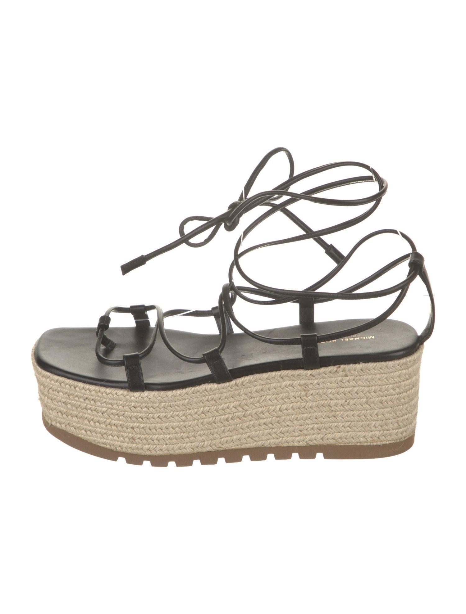 Michael Kors Collection Leather Espadrilles