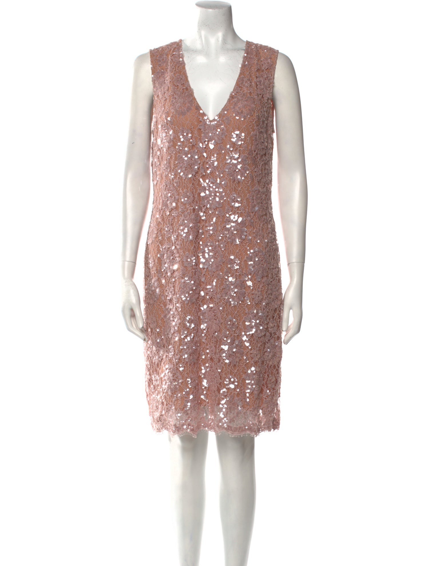 Michael Kors Collection V-Neck Mini Dress