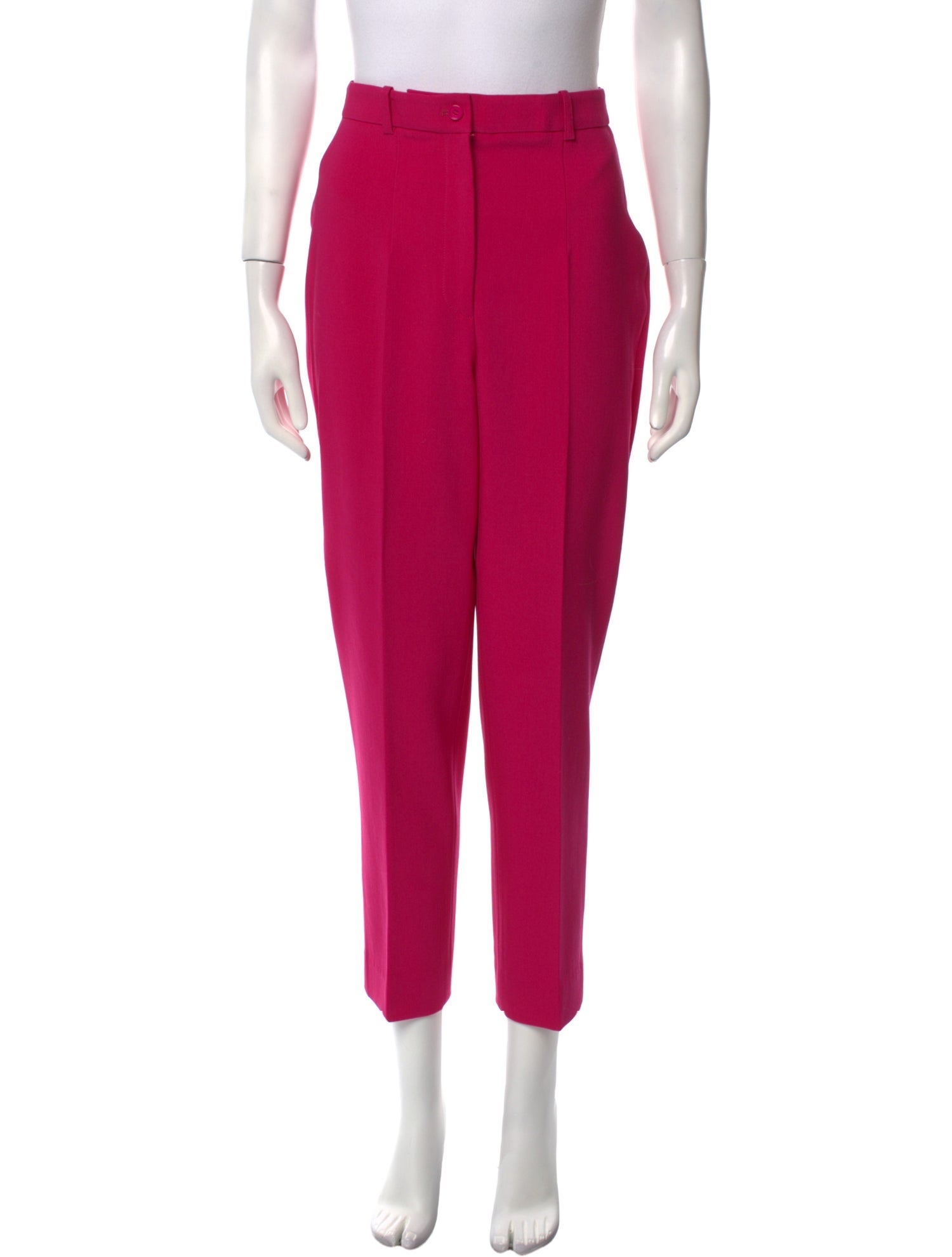 Michael Kors Collection Virgin Wool Straight Leg Pants