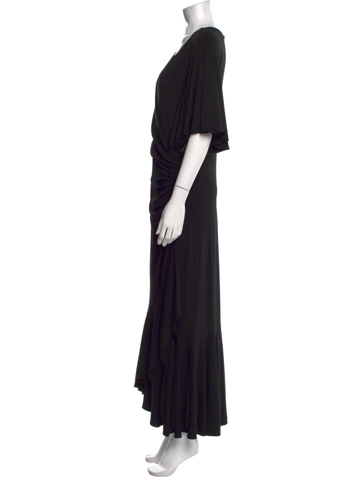 Michael Kors Collection V-Neck Long Dress