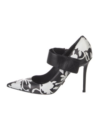 Michael Kors Collection Leather Printed Pumps