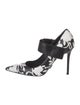 Michael Kors Collection Leather Printed Pumps