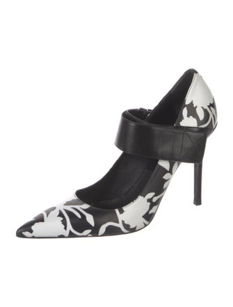 Michael Kors Collection Leather Printed Pumps