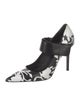 Michael Kors Collection Leather Printed Pumps