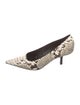 Michael Kors Collection Snakeskin Animal Print Pumps