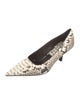 Michael Kors Collection Snakeskin Animal Print Pumps