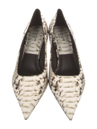 Michael Kors Collection Snakeskin Animal Print Pumps
