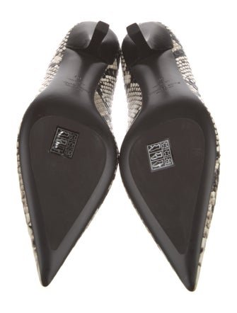 Michael Kors Collection Snakeskin Animal Print Pumps