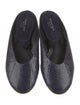 Michael Kors Collection Leather Grosgrain Trim Mules