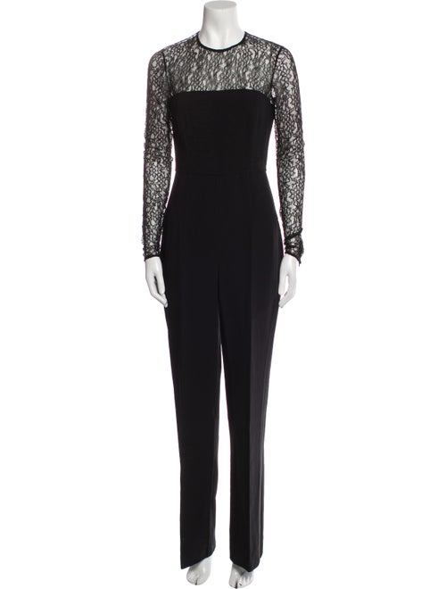 Michael Kors Collection Virgin Wool Crew Neck Jumpsuit